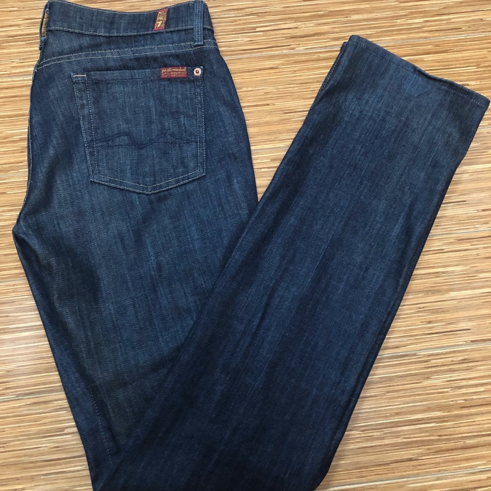 7 for all Mankind Straight Leg ZIP Fly